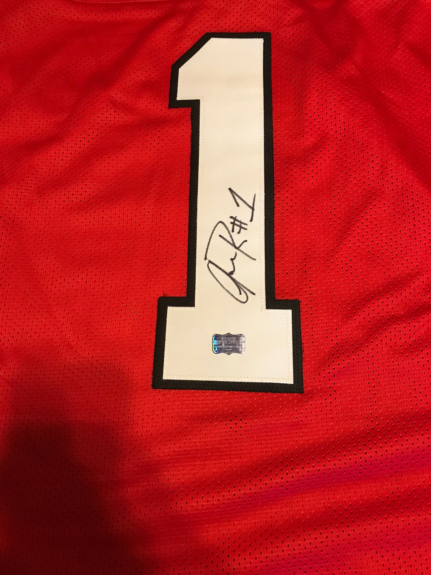Marcus Rosemy-Jacksaint Autographed jersey Red