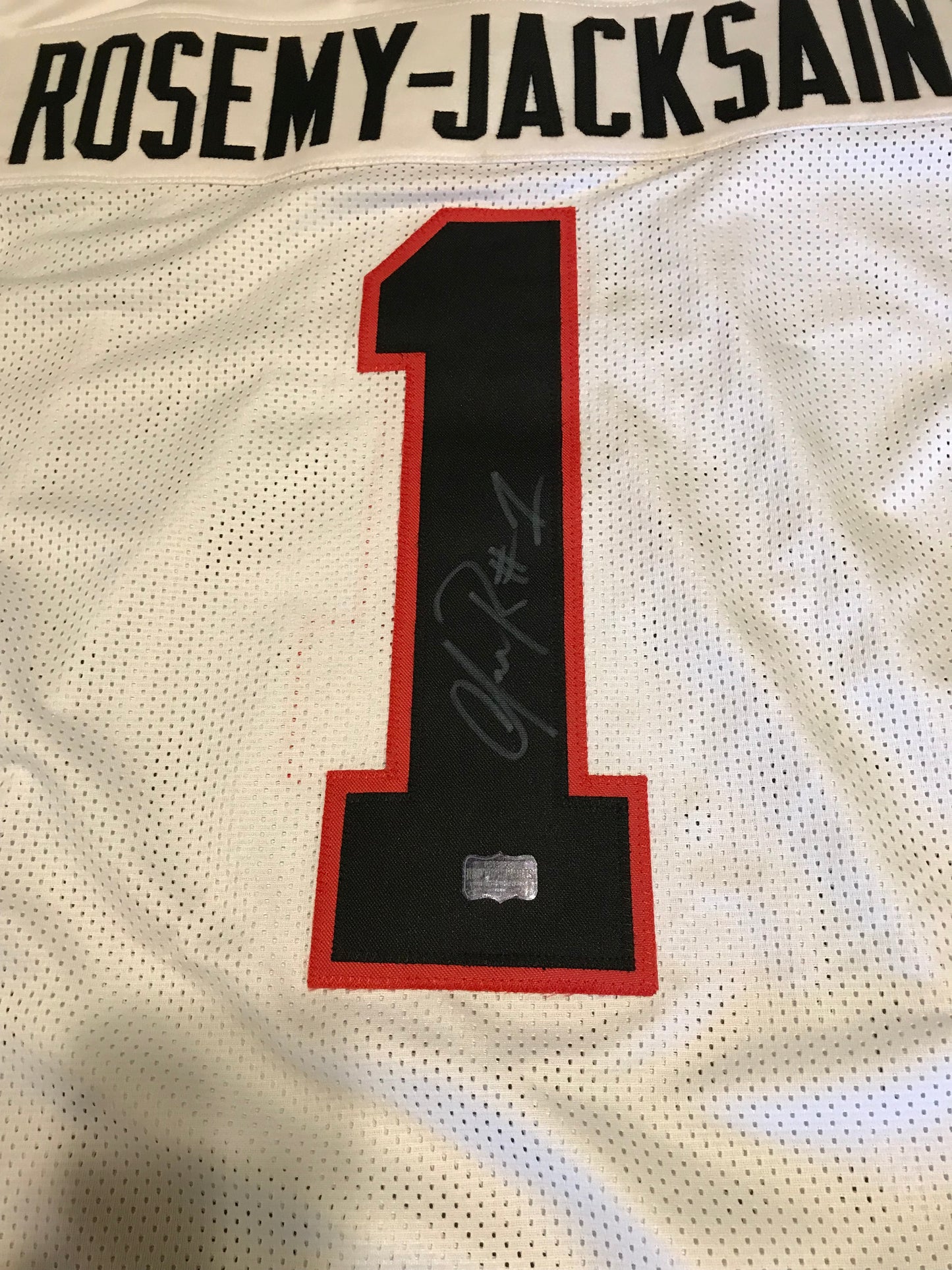 Marcus Rosemy-Jacksaint Autographed jersey White