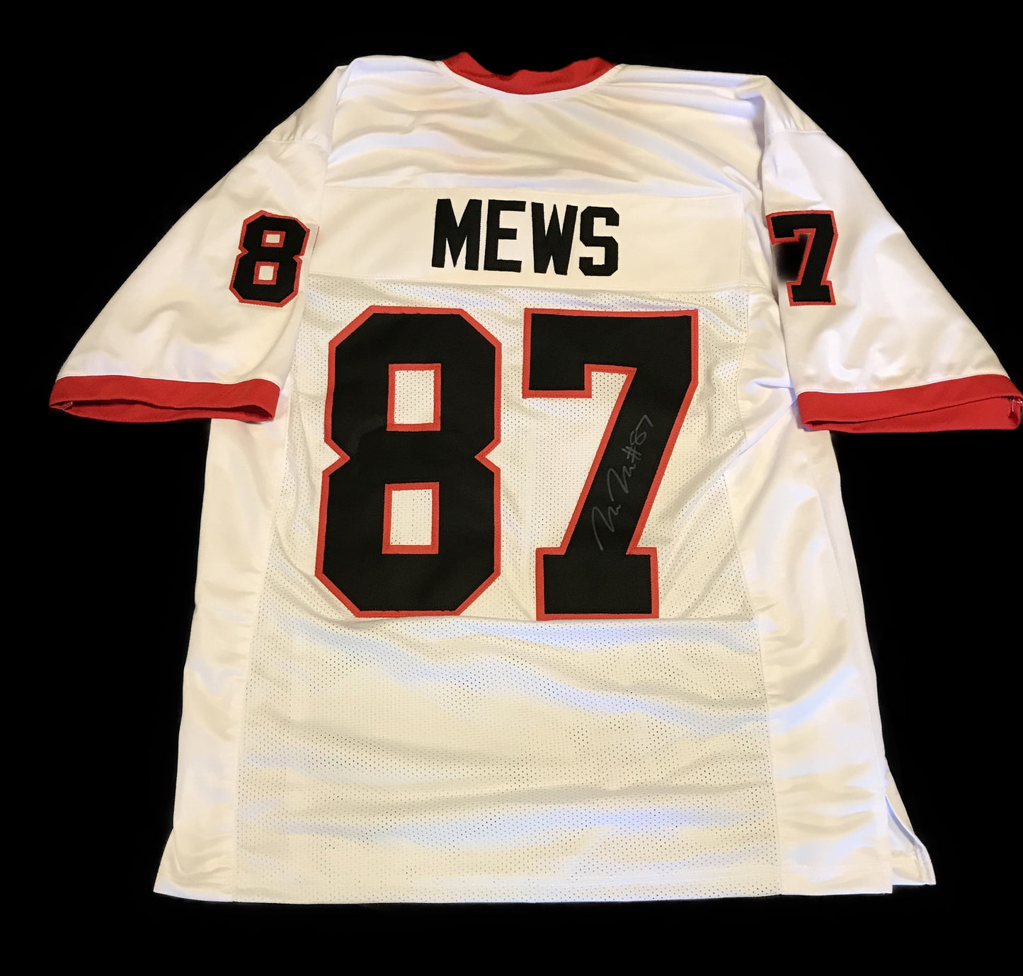 Mekhi Mews Autograph Jersey Red