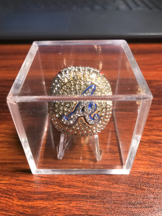 Ring - Braves 2021 Ozzie Albies World Series Ring w/display box
