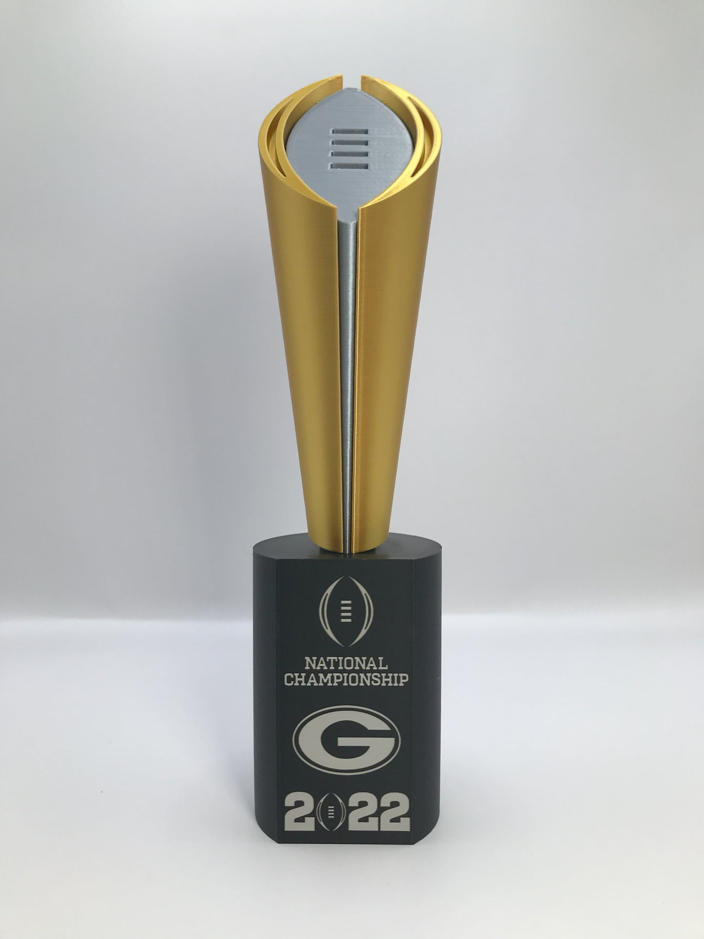 UGA 2022 Replica National Championship Trophy - laser engraved