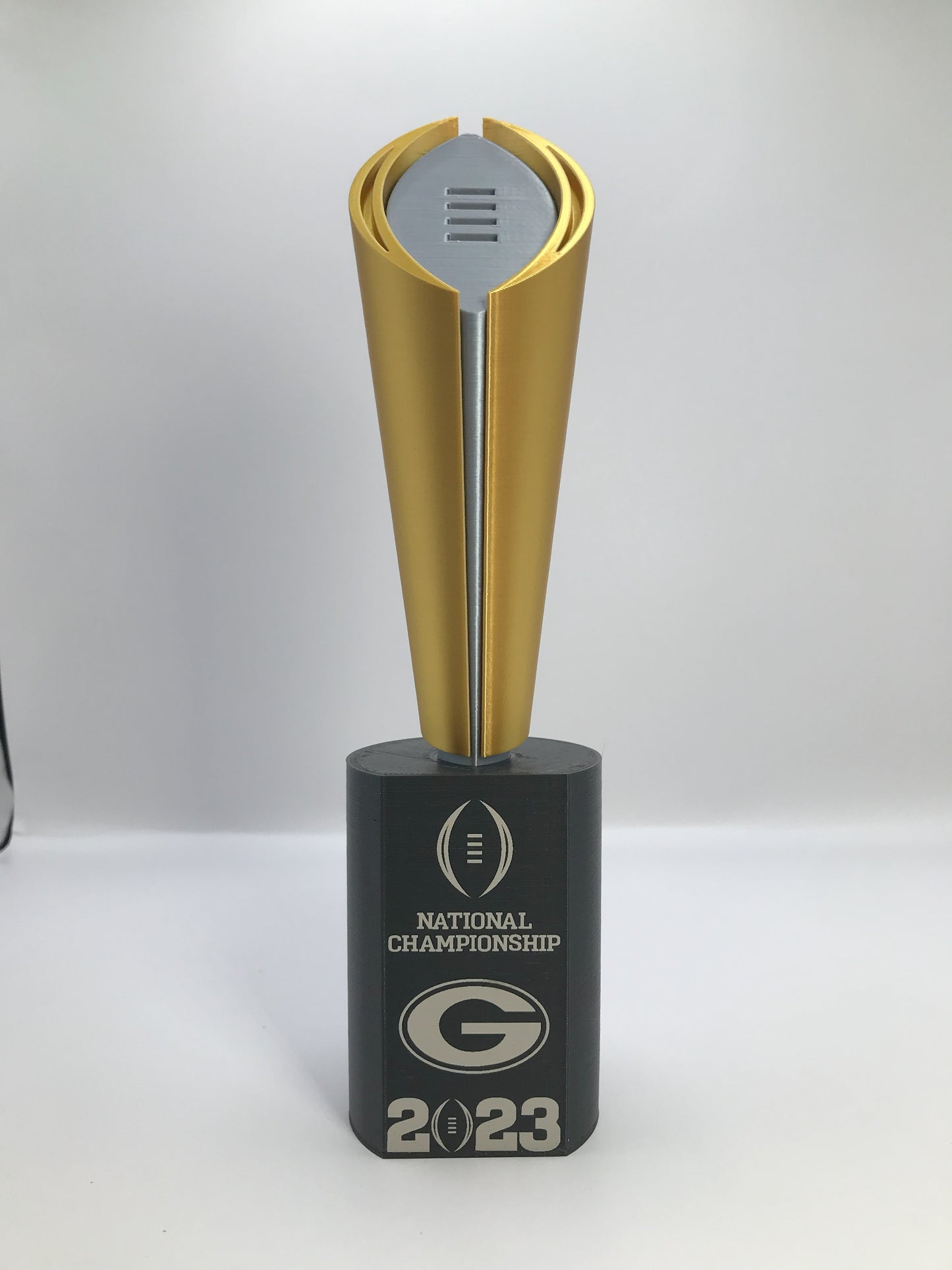 UGA 2023 Replica National Championship Trophy - laser engraved