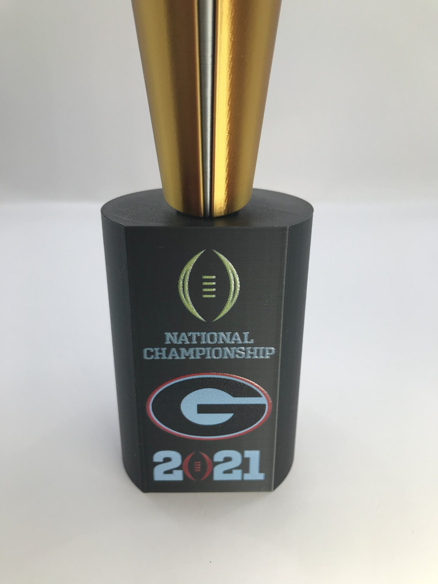 UGA 2021 Replica National Championship Trophy - UV Color Print