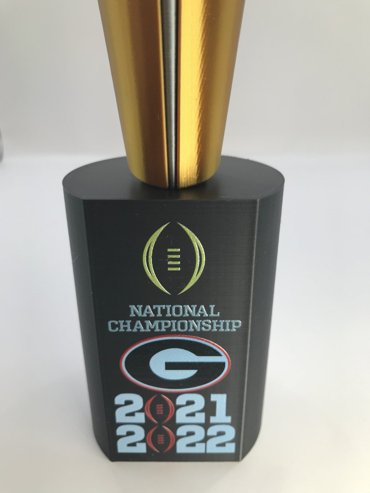 UGA 2021/2022 Replica National Championship Trophy - UV Color Print