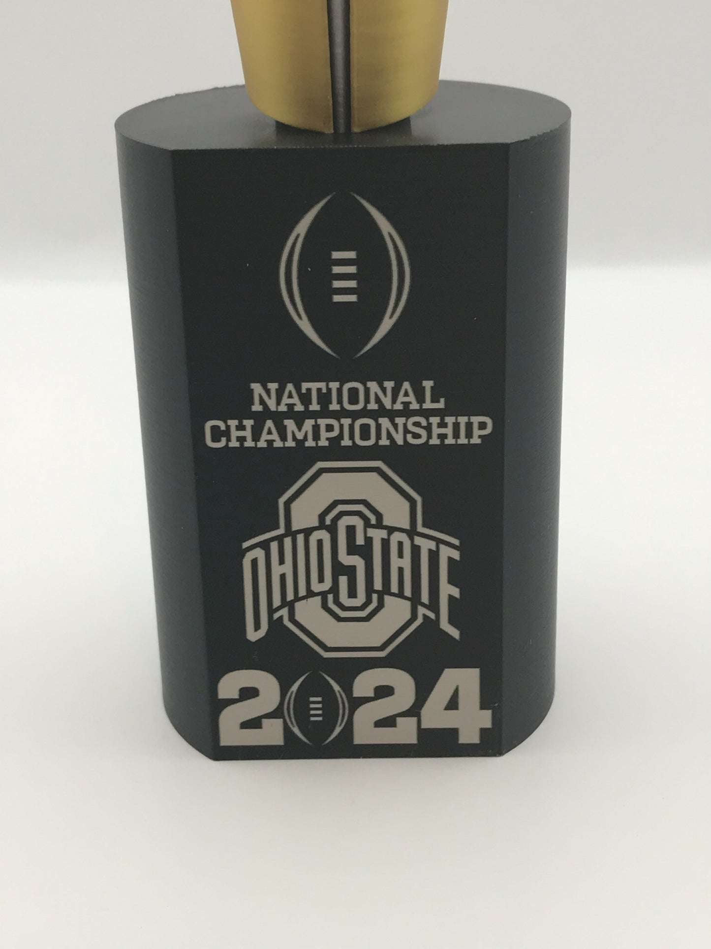 Ohio St 2024 10" National Championship Replica Trophy - Laser engraved