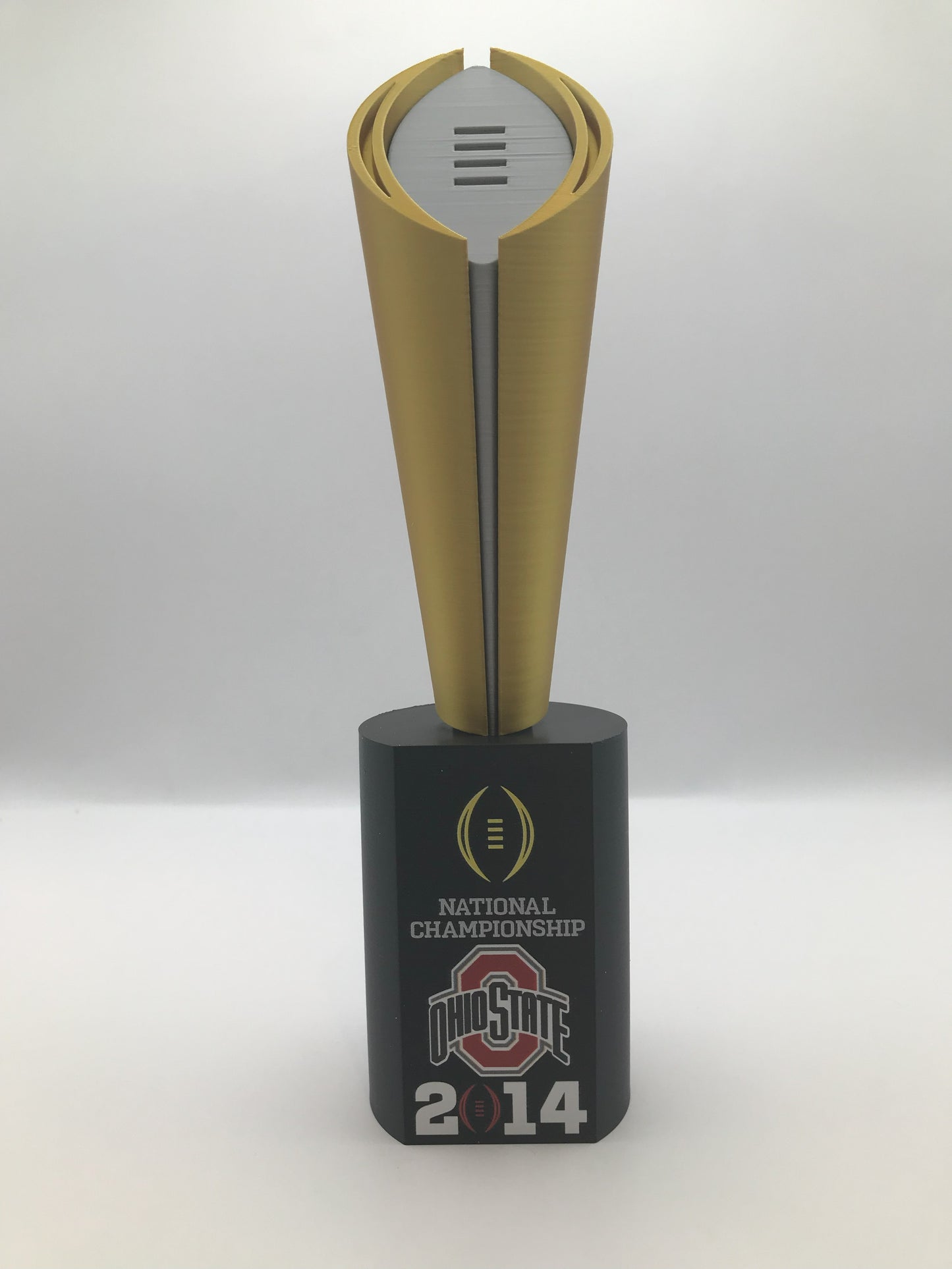 Ohio St 2014 10" National Championship Replica Trophy - UV Color Print