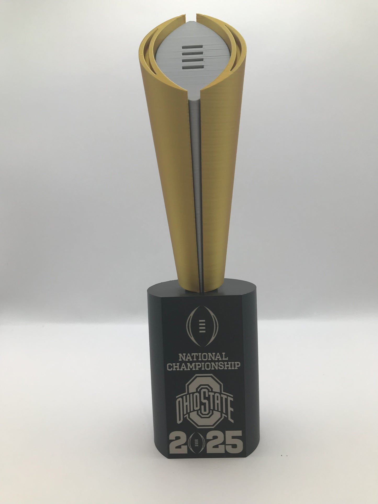 Ohio St 2025 10" National Championship Replica Trophy - Laser engraved