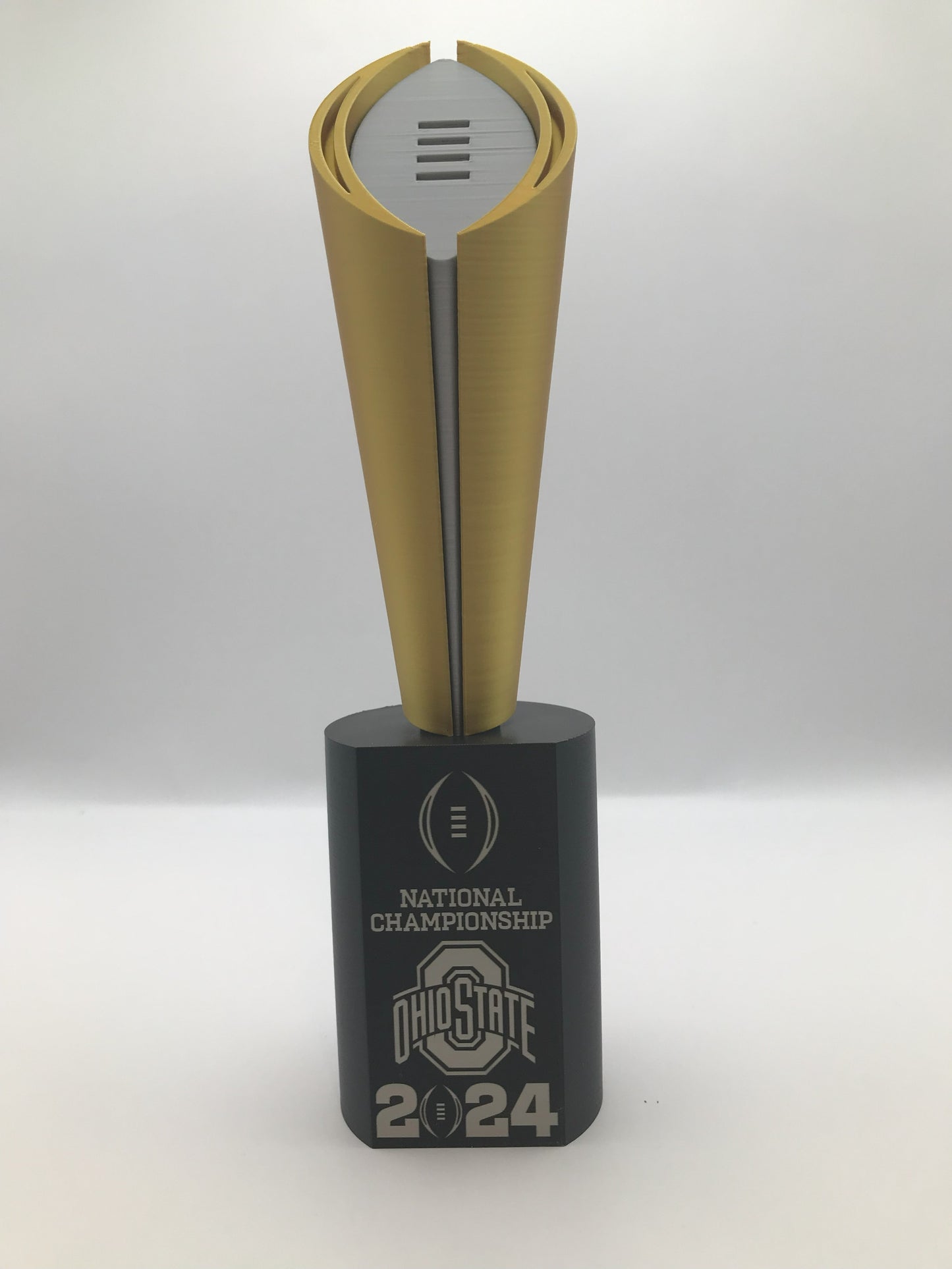 Ohio St 2024 10" National Championship Replica Trophy - Laser engraved
