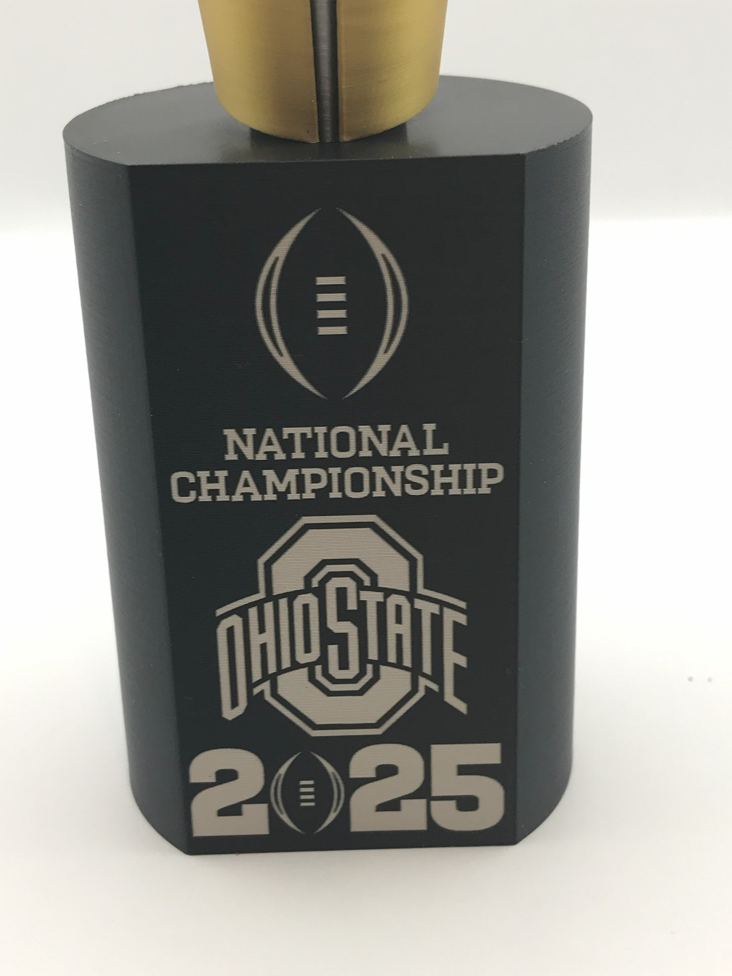 Ohio St 2025 10" National Championship Replica Trophy - Laser engraved