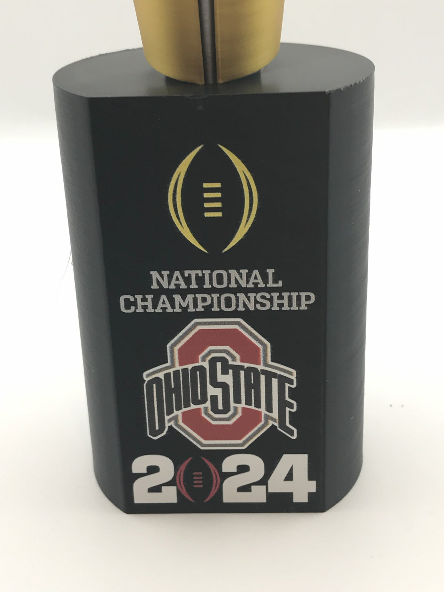Ohio St 2024 10" National Championship Replica Trophy - UV Color Print