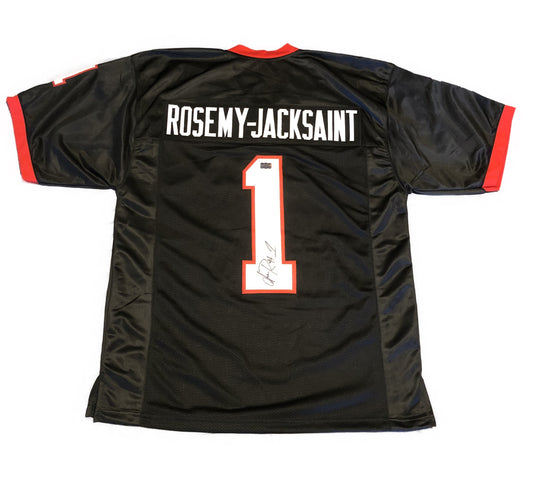 Marcus Rosemy-Jacksaint Autographed jersey Black
