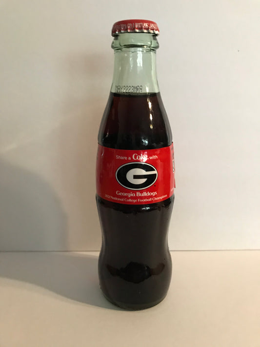 UGA 2021 "G" National Championship Coke Bottles