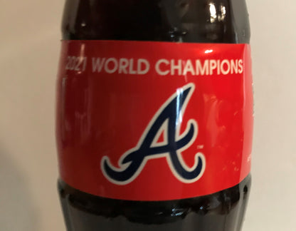 Atlanta Braves 2021 "A" World Champions Coke Bottles