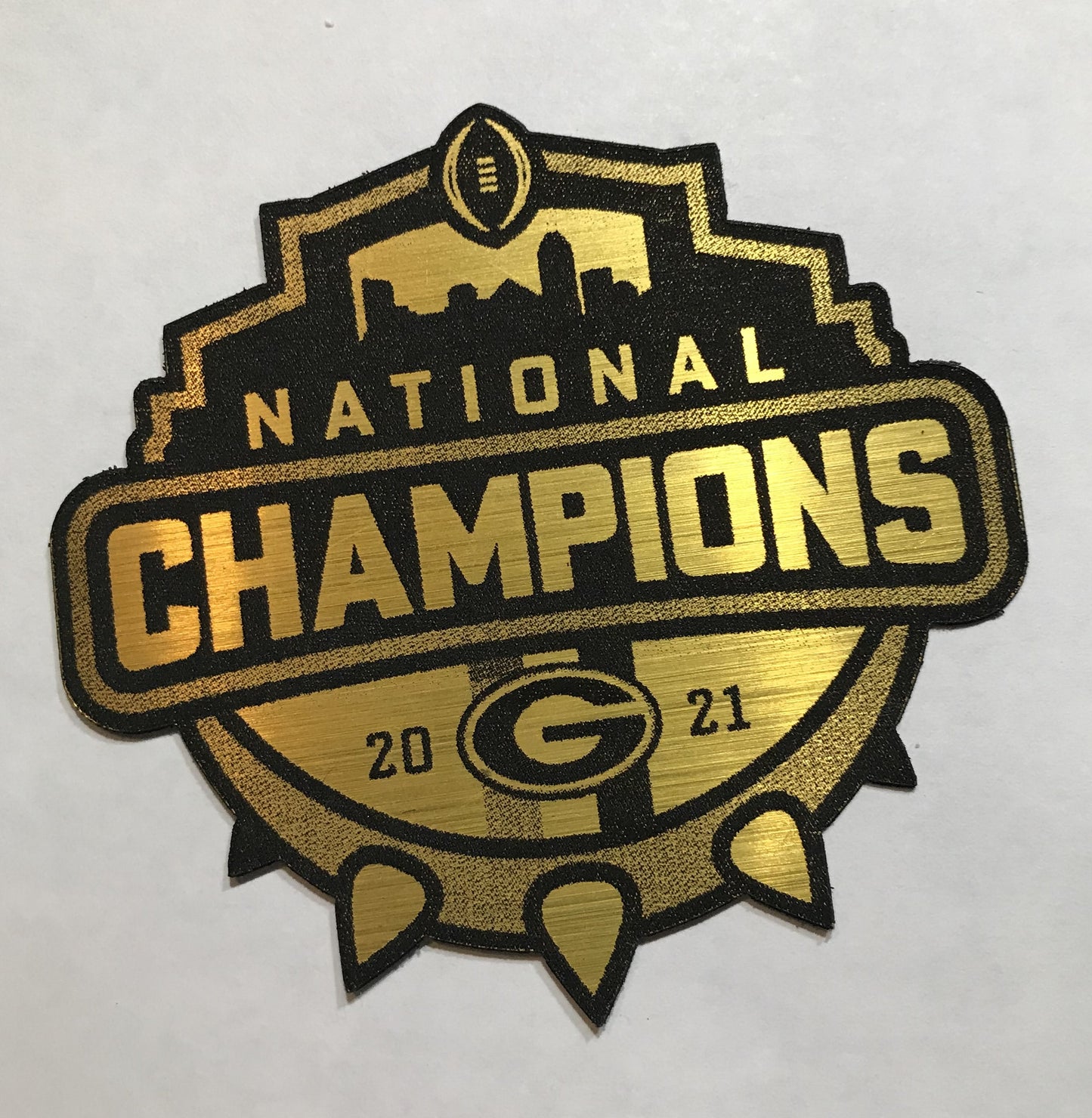 UGA National Champions (spike) Magnet 3" x 3"