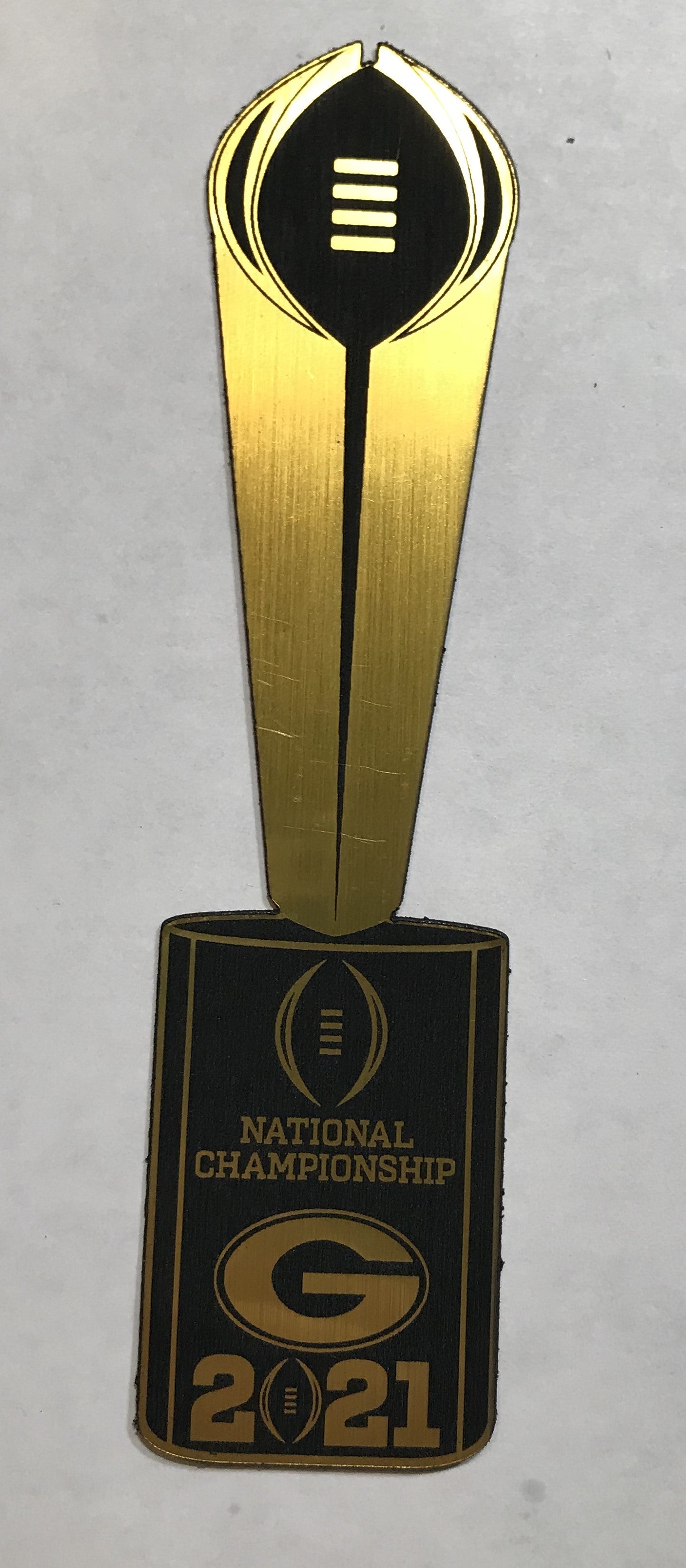 UGA 2021 National Championship Trophy 5 inch Magnet
