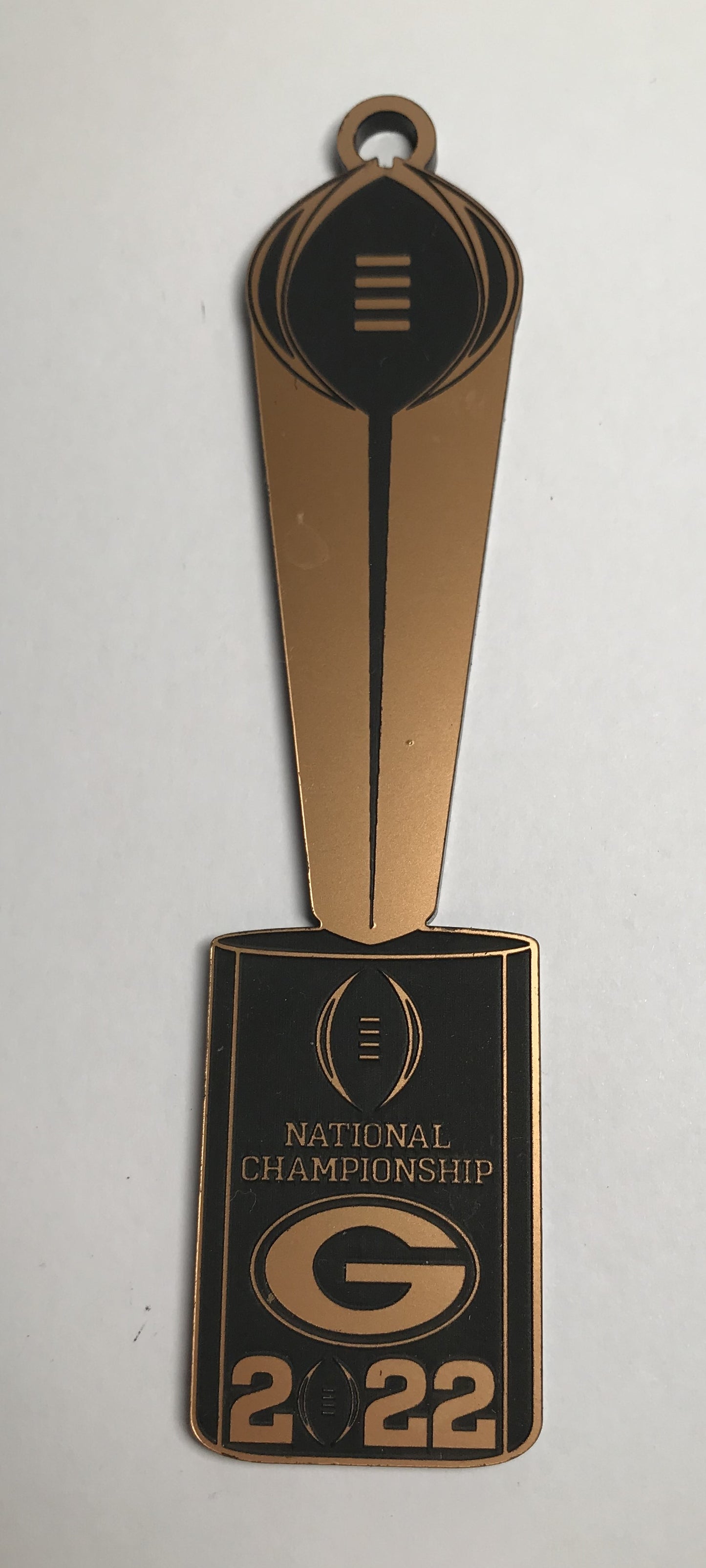 UGA 2022 National Championship Trophy 5 inch Ornament