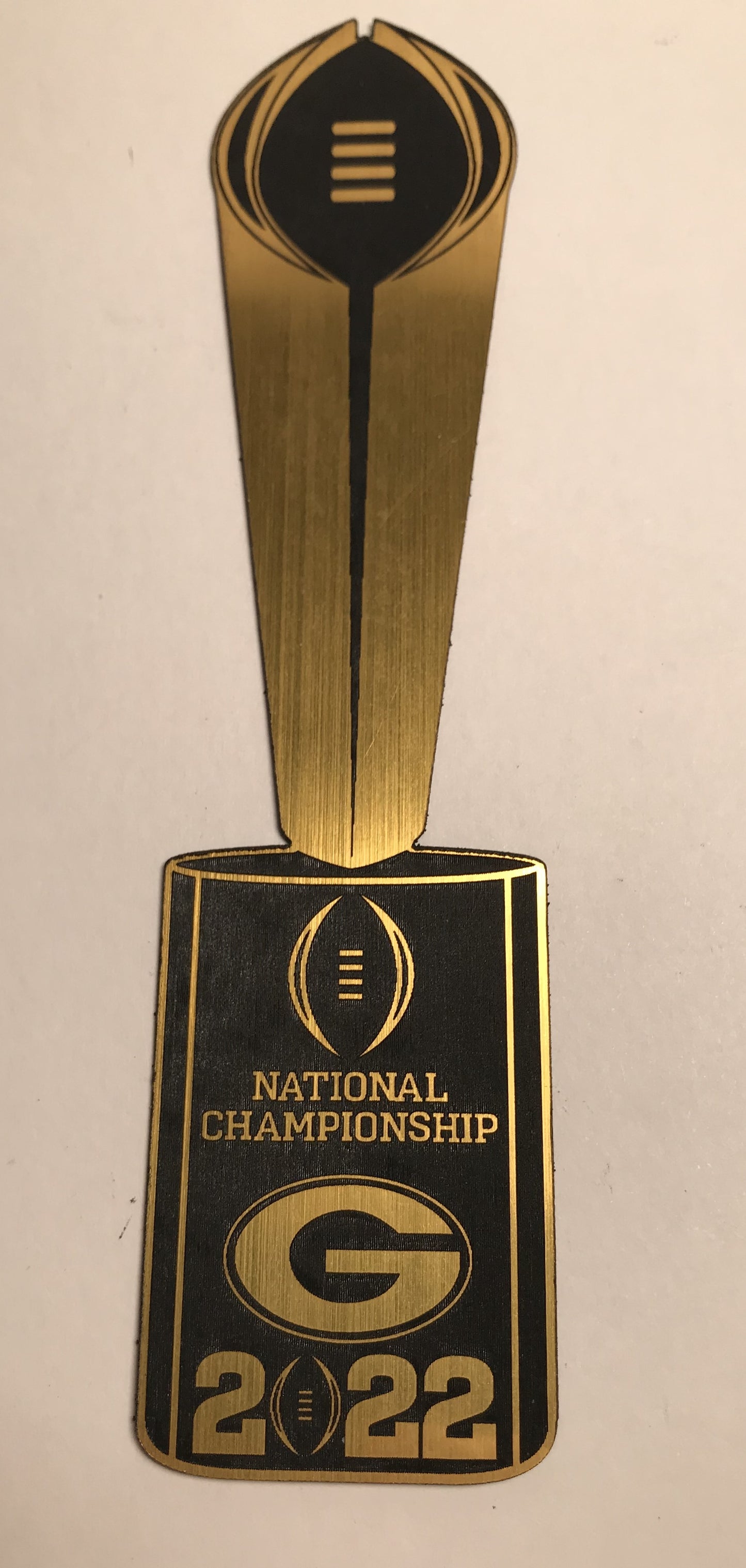 UGA 2022 National Championship Trophy 5 inch Magnet