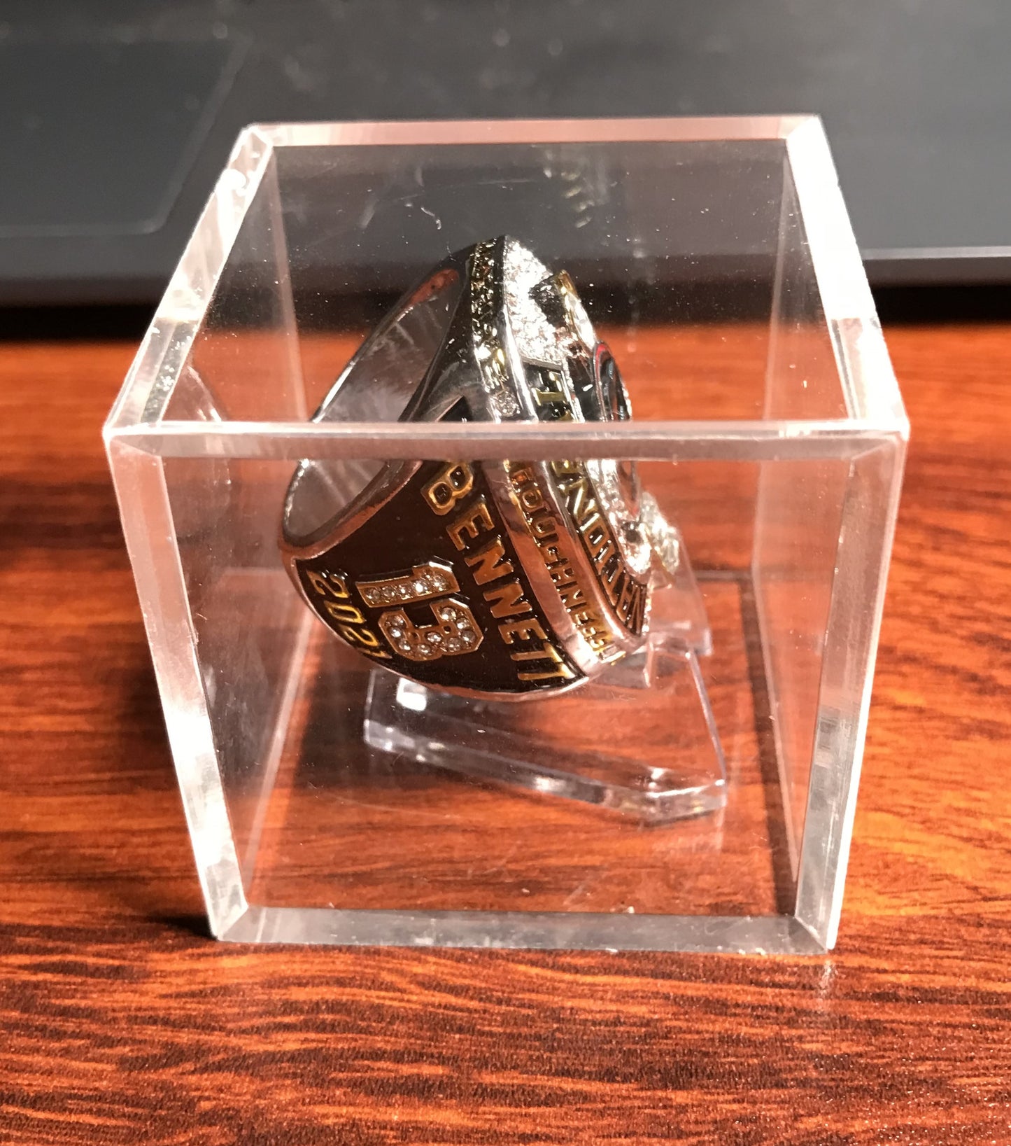 Ring - UGA 2021 Stetson Bennett Replica National Championship Ring w/display box