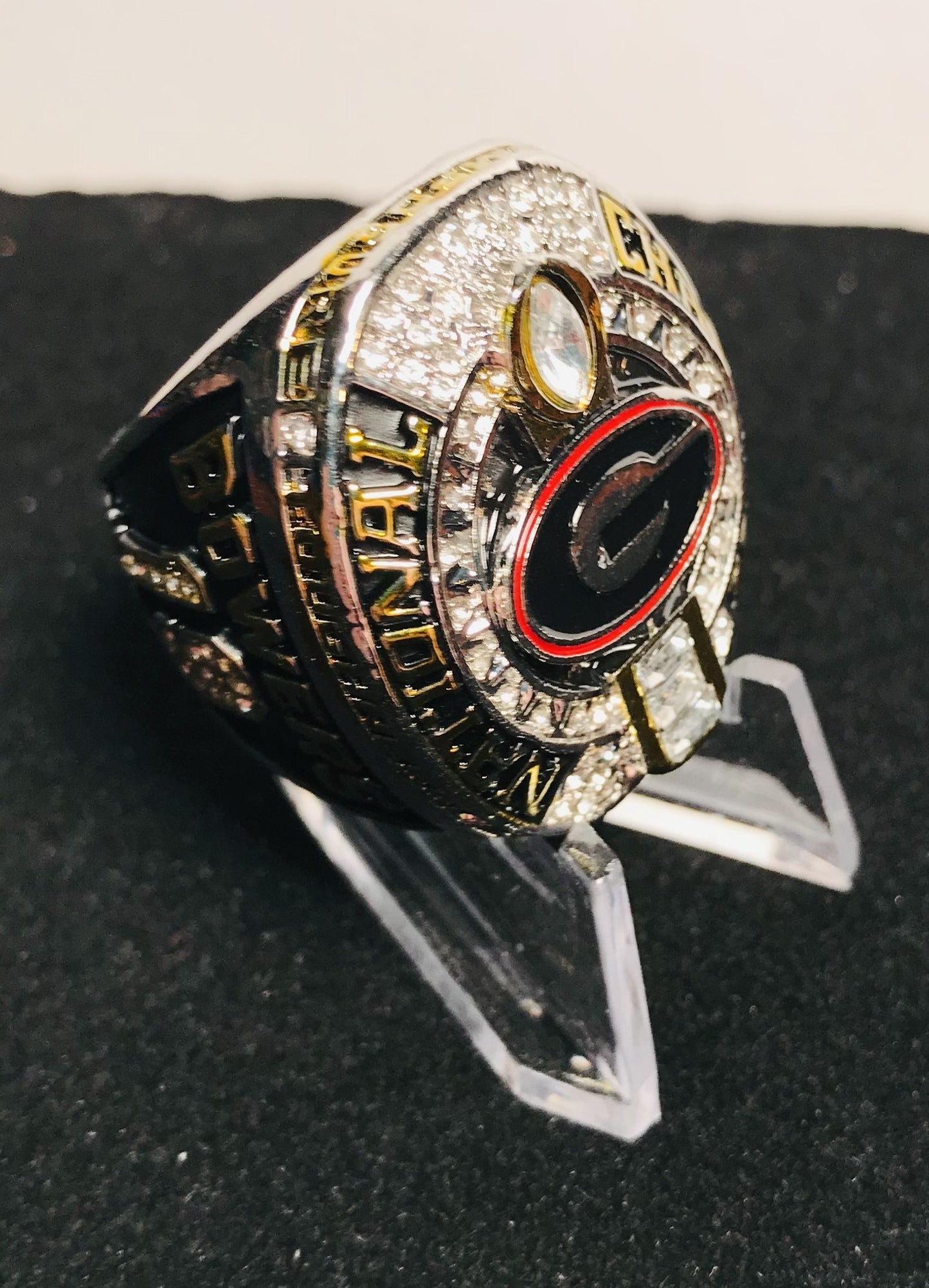 Ring - UGA 2021 Brock Bowers Replica National Championship Ring w/display box