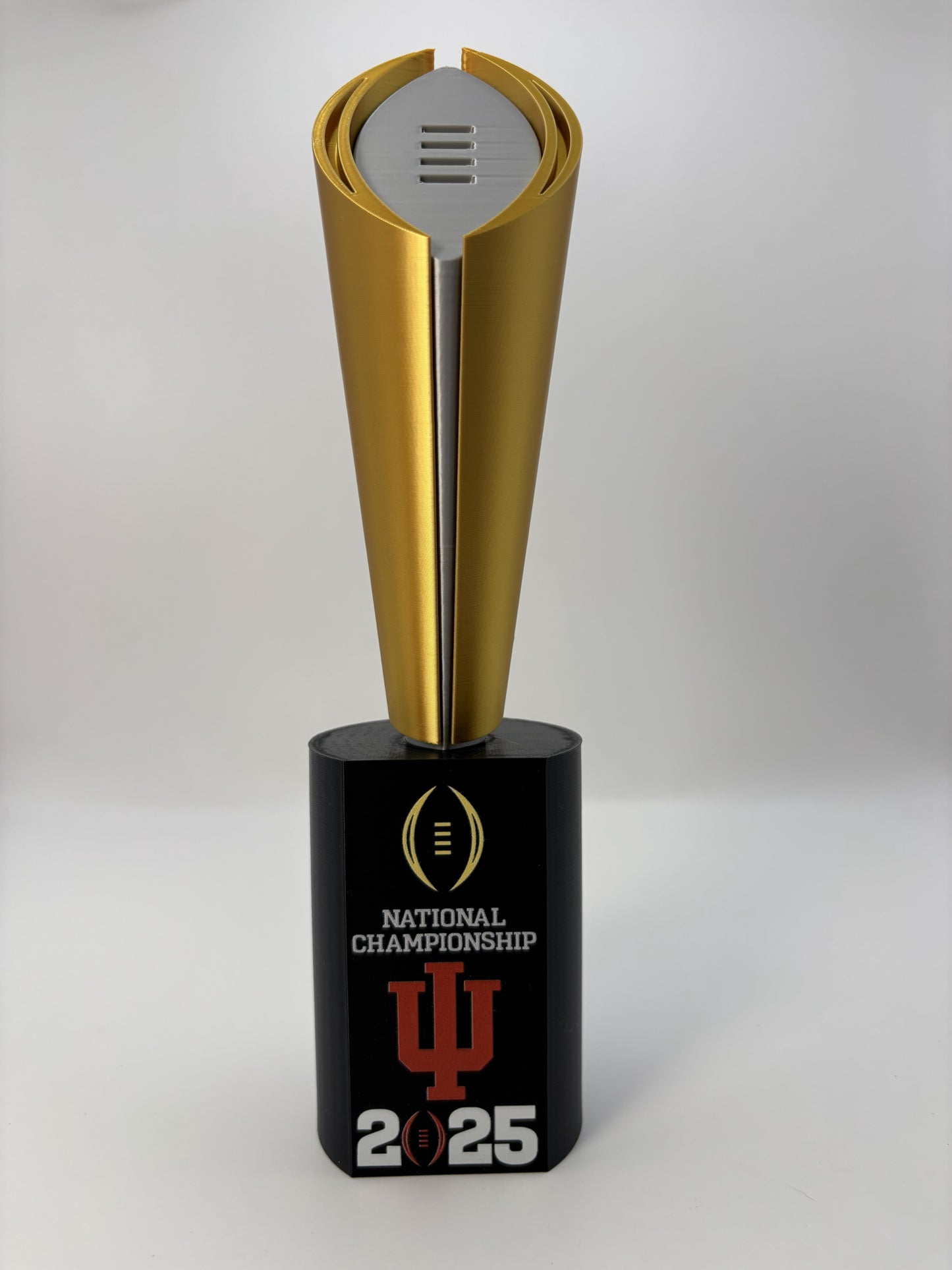 Indiana 2025 10" National Championship Replica Trophy - UV Color Print