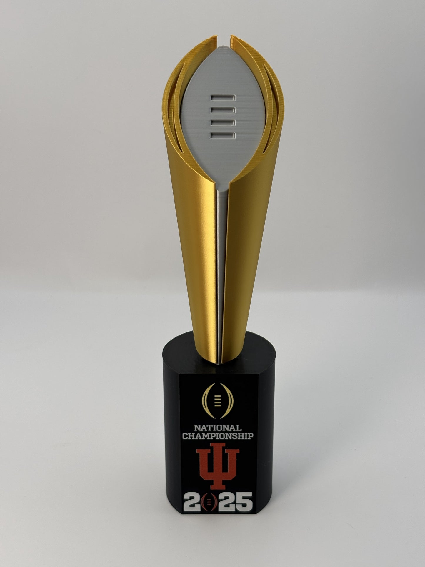 Indiana 2025 10" National Championship Replica Trophy - UV Color Print