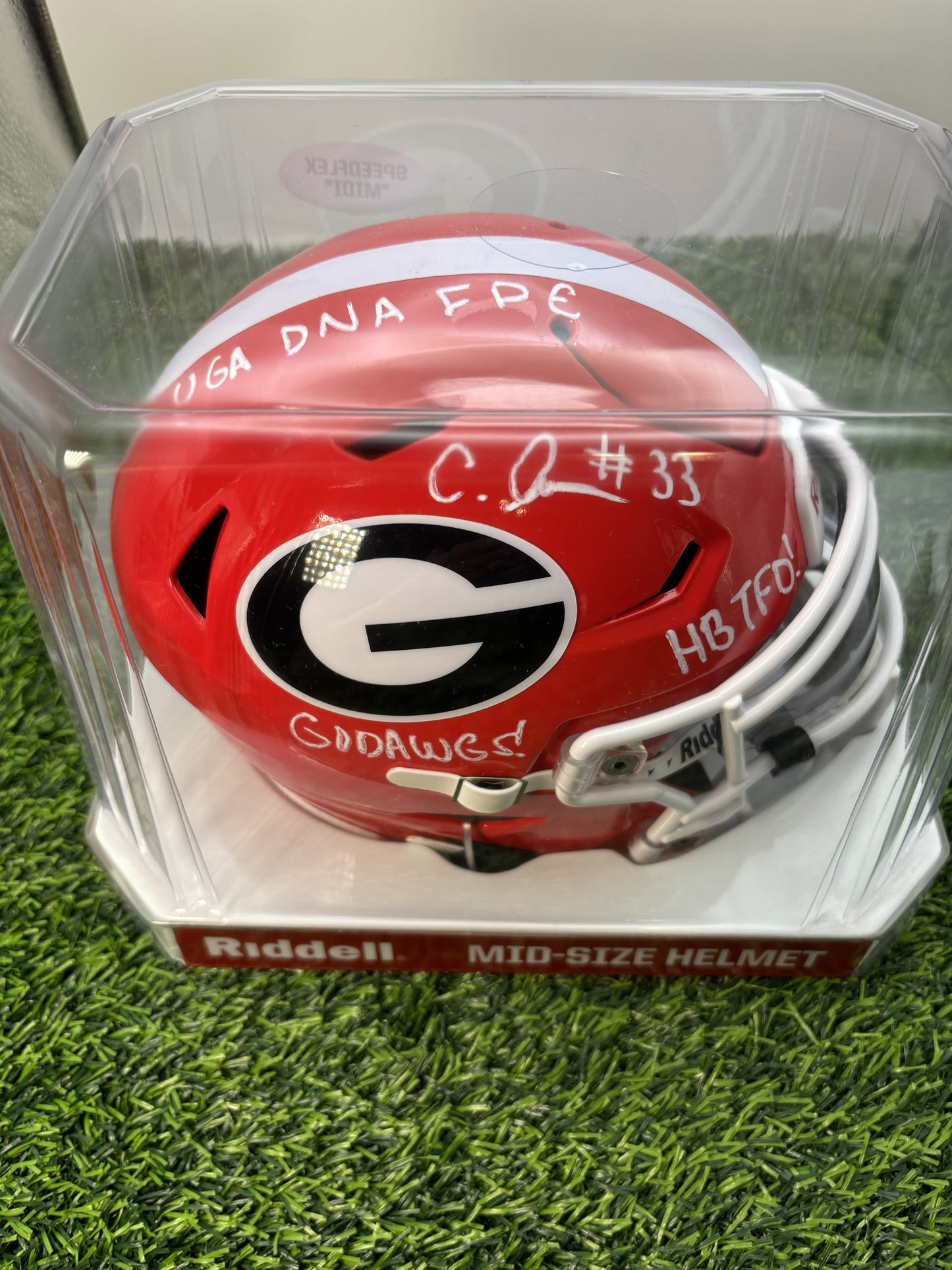 Midi Helmet - Chauncey Bowens Autographed Riddell with Beckett COA