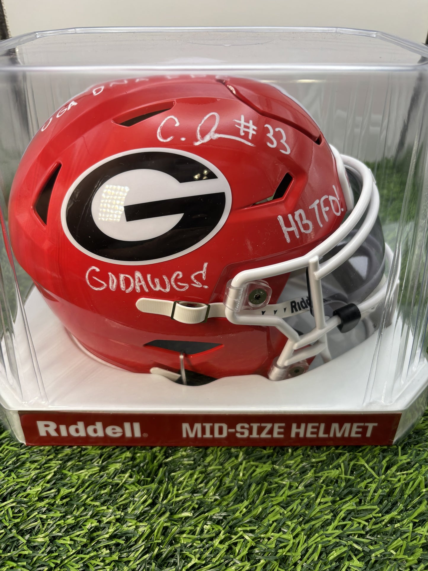 Midi Helmet - Chauncey Bowens Autographed Riddell with Beckett COA