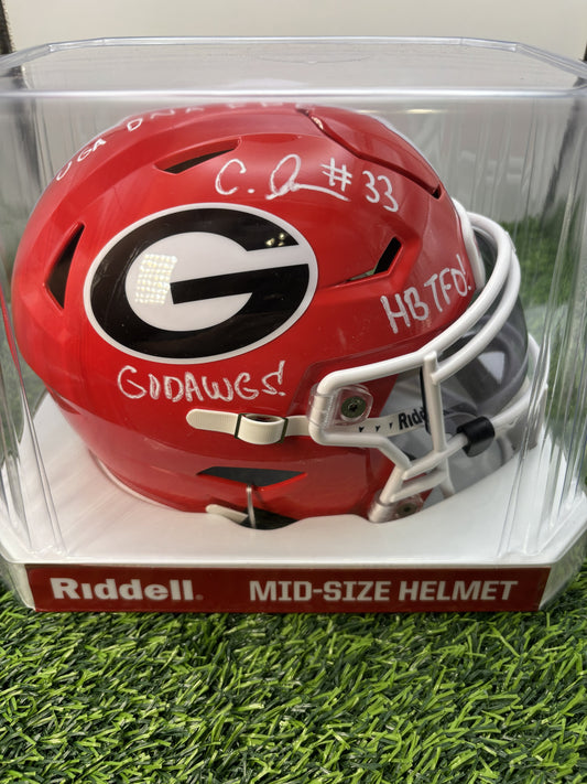 Midi Helmet - Chauncey Bowens Autographed Riddell with Beckett COA