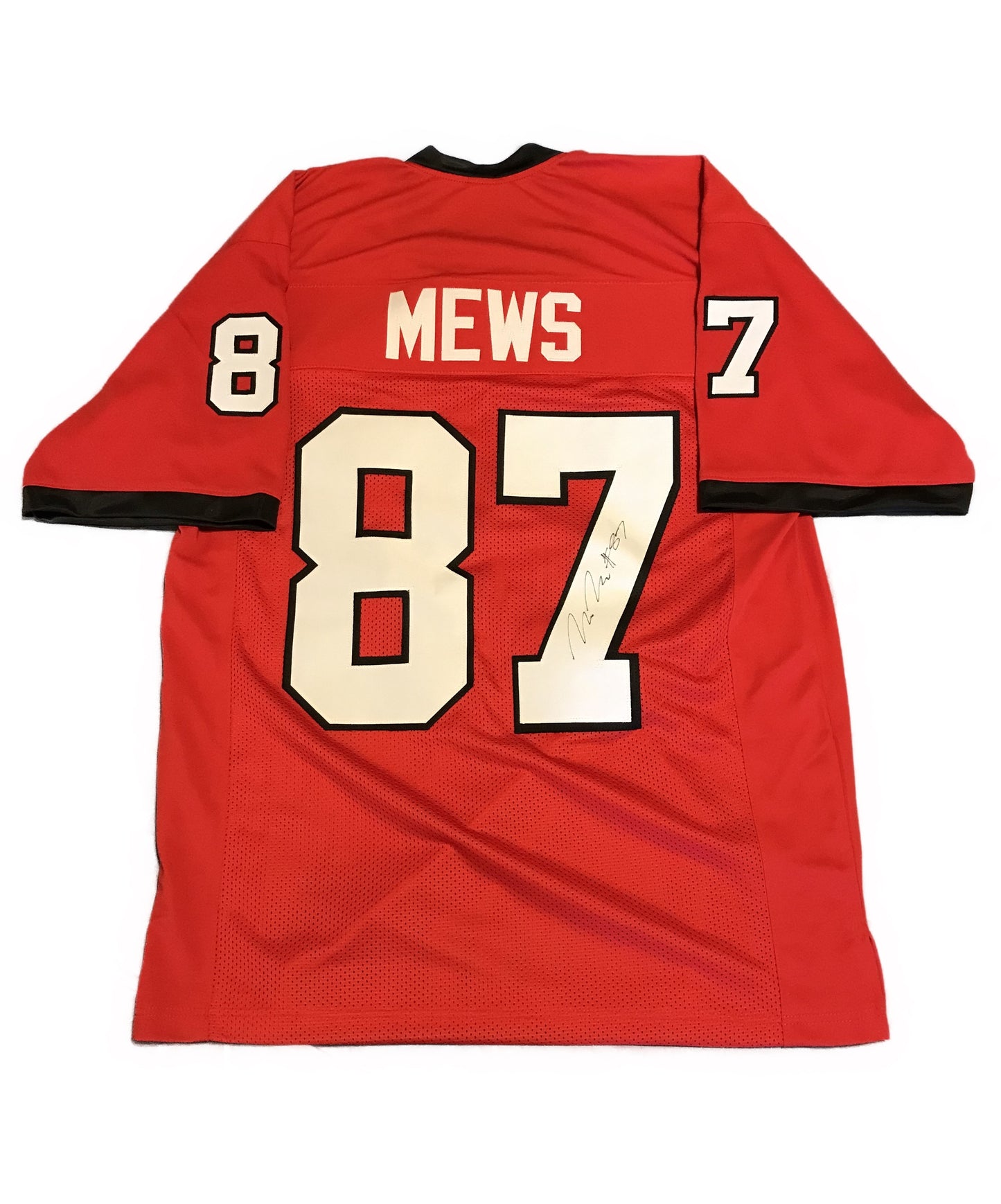 Mekhi Mews Autograph Jersey Red