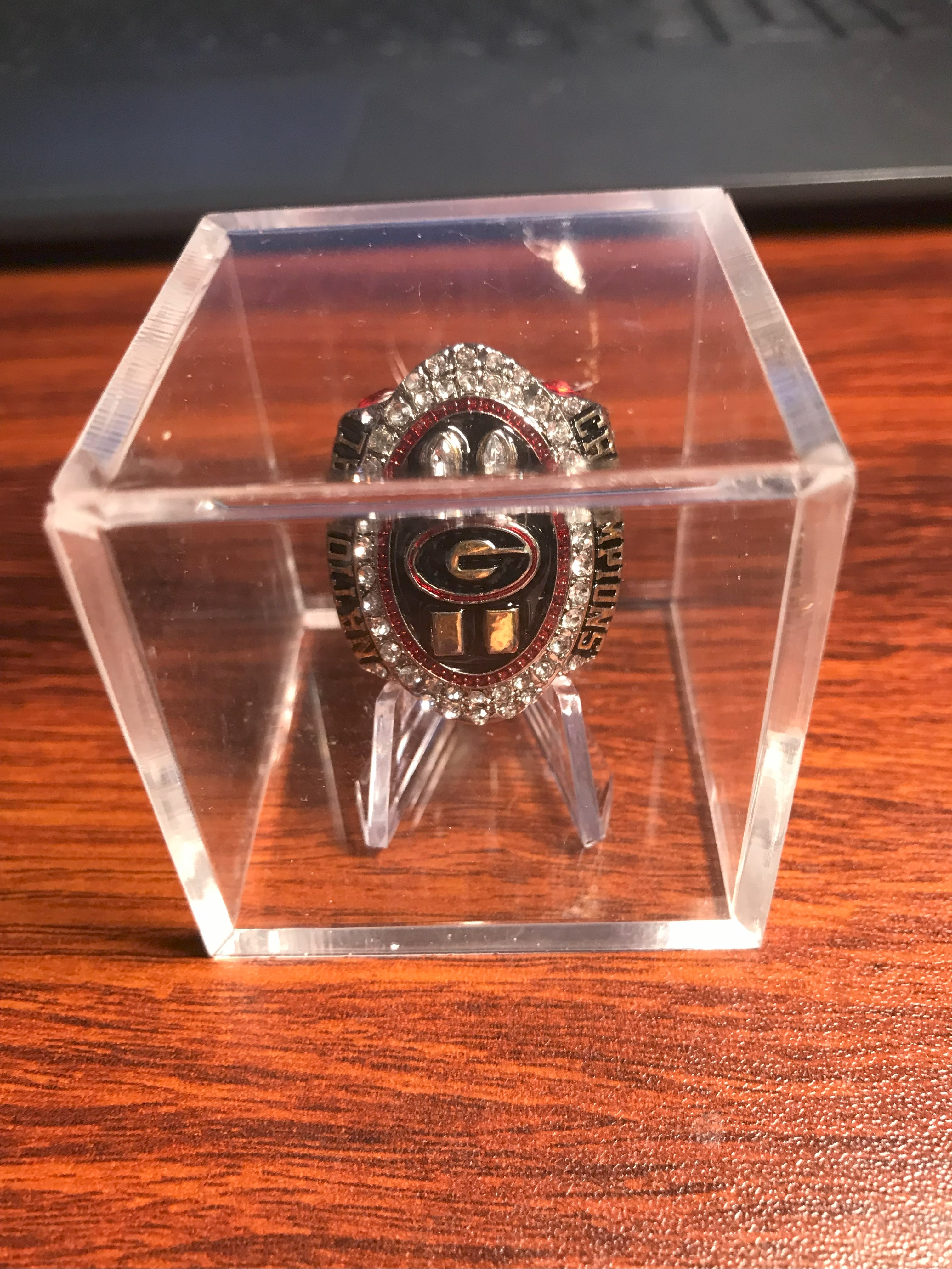 Ring - UGA 2022 Stetson Bennett B2B Fan Ring w/display box – Sports ...