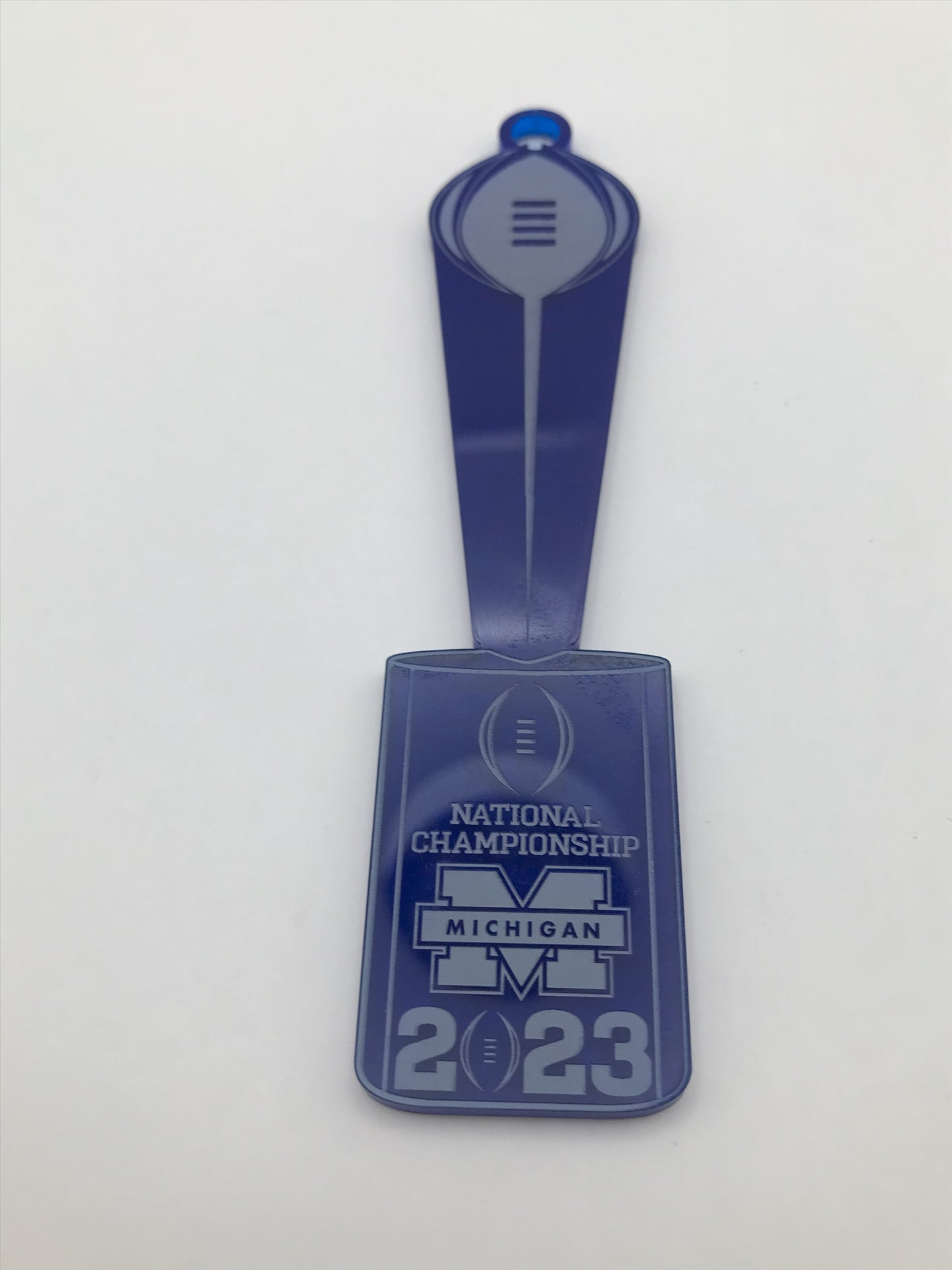 Michigan 2023 National Championship Trophy 5 inch Ornament