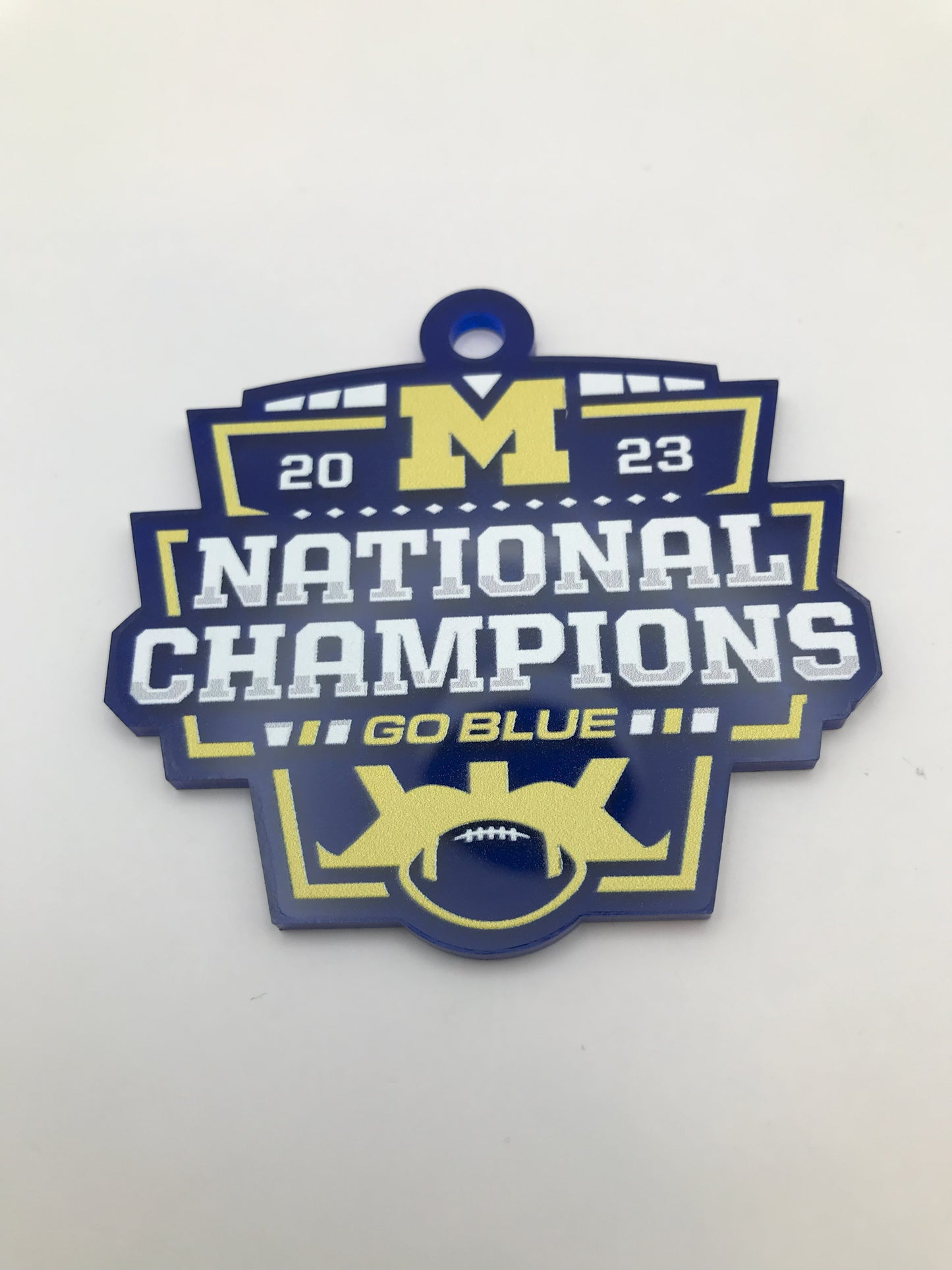 Michigan National Championship logo Ornament