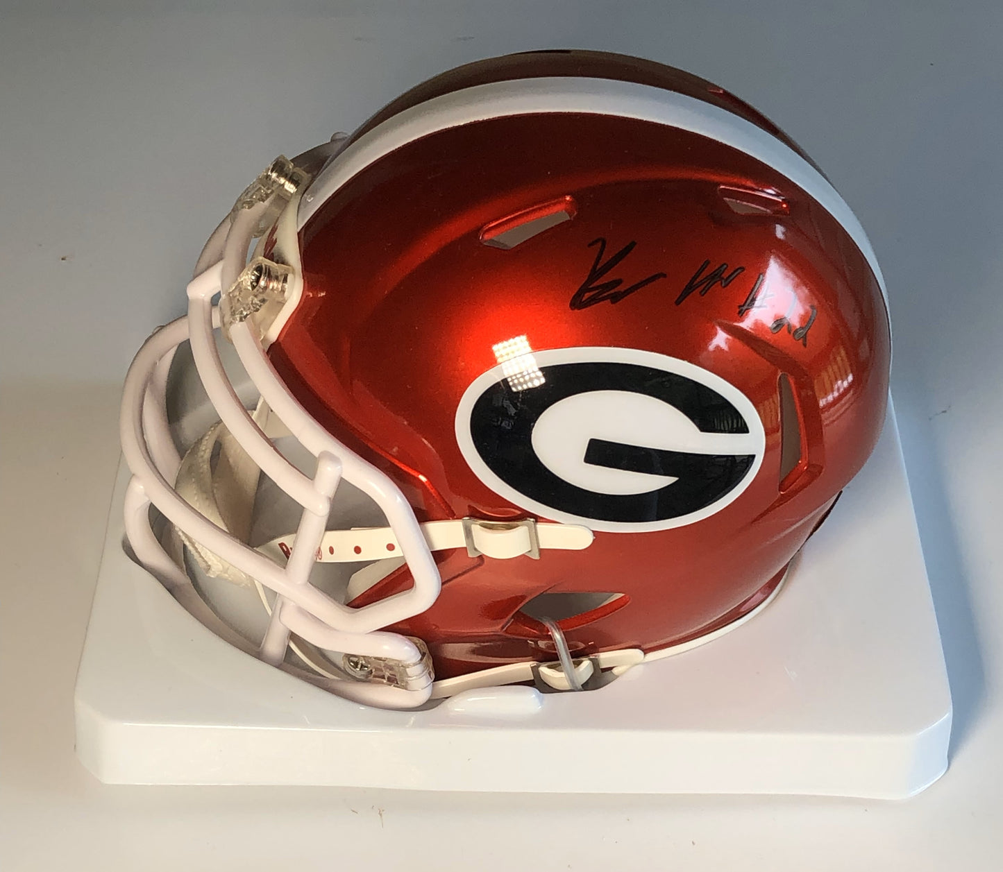 Mini Helmet - Branson Robinson Autograph with Radtke COA - UGA