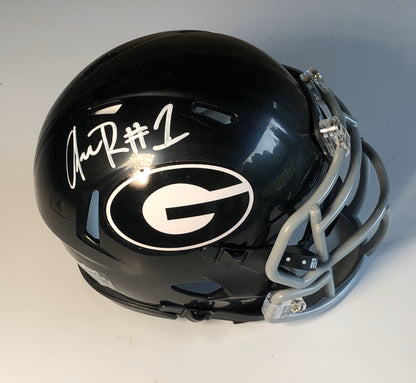 Mini Helmet - Marcus Rosemy-Jacksaint Autograph with Radtke COA - UGA